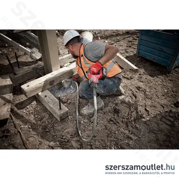 MILWAUKEE M18 FCVN24-551 Akkus tűvibrátor 2,4m-es ostorral (1x5,5Ah/18V) (4933479600)