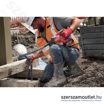 MILWAUKEE M18 FCVN24-551 Akkus tűvibrátor 2,4m-es ostorral (1x5,5Ah/18V) (4933479600)