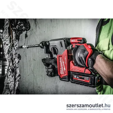 MILWAUKEE M18 ONEFHX-552X Akkus fúró-vésőkalapács FIXTEC tokmánnyal, HD kofferben (2x5,5Ah/18V)
