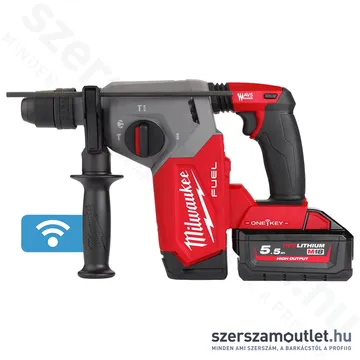 MILWAUKEE M18 ONEFHX-552X Akkus fúró-vésőkalapács FIXTEC tokmánnyal, HD kofferben (2x5,5Ah/18V)