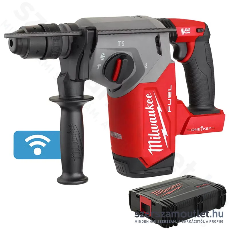 MILWAUKEE M18 ONEFHX-0X Akkus fúró-vésőkalapács FIXTEC tokmány, HD koffer (18V) (Akku, töltő nélkül)