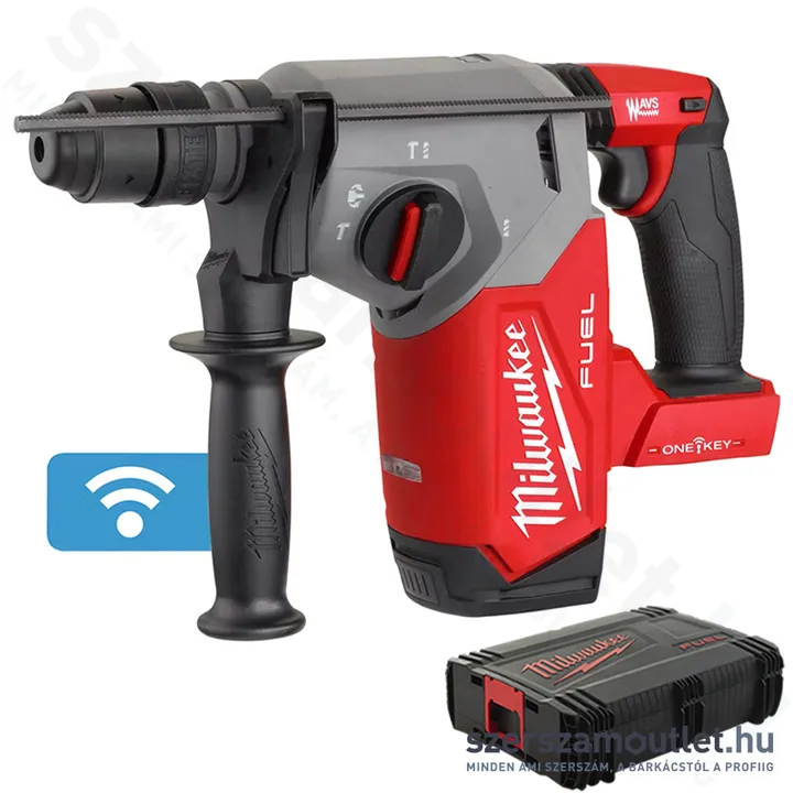 MILWAUKEE M18 ONEFHX-0X Akkus fúró-vésőkalapács FIXTEC tokmány, HD koffer (18V) (Akku, töltő nélkül)