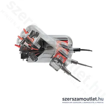 FLEX SBG 4910 Fémvágó szalagfűrész, elfordítható +3db fűrésszalag +mágneses befogópofa (406.236)