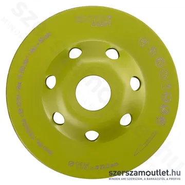 EXTOL Gyémántcsiszoló korong, Turbo/lamellás 115mm