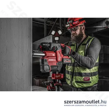 MILWAUKEE M18 ONEFHXDEL-552C Akkus fúró-vésőkalapács FIXTEC, porelszívóval kofferben (2x5,5Ah/18V)