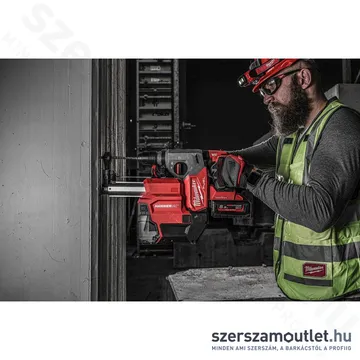 MILWAUKEE M18 ONEFHXDEL-552C Akkus fúró-vésőkalapács FIXTEC, porelszívóval kofferben (2x5,5Ah/18V)