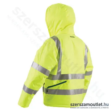 MAKITA DCJ206Z Fűthető kabát S [Neon] (14,4V / 18V LXT Li-ion) (Akku és töltő nélkül!)