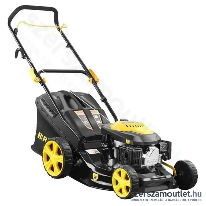 RIWALL RPM 4735 P Benzinmotoros fűnyíró, 46cm, 25-75mm, 50l, 2600W