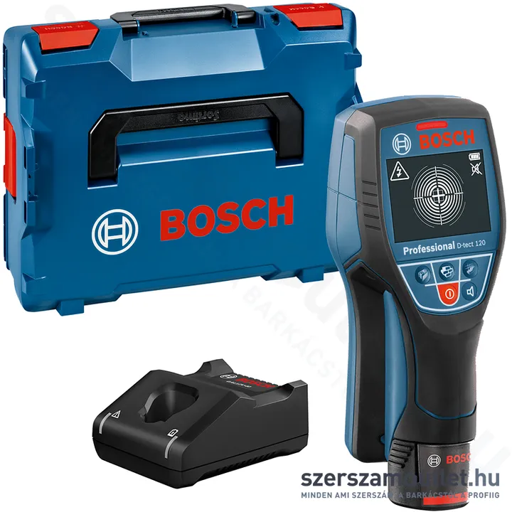 BOSCH D-TECT 120 Akkus falszkenner L-Boxxban (1x2,0Ah/12V) (0601081301)