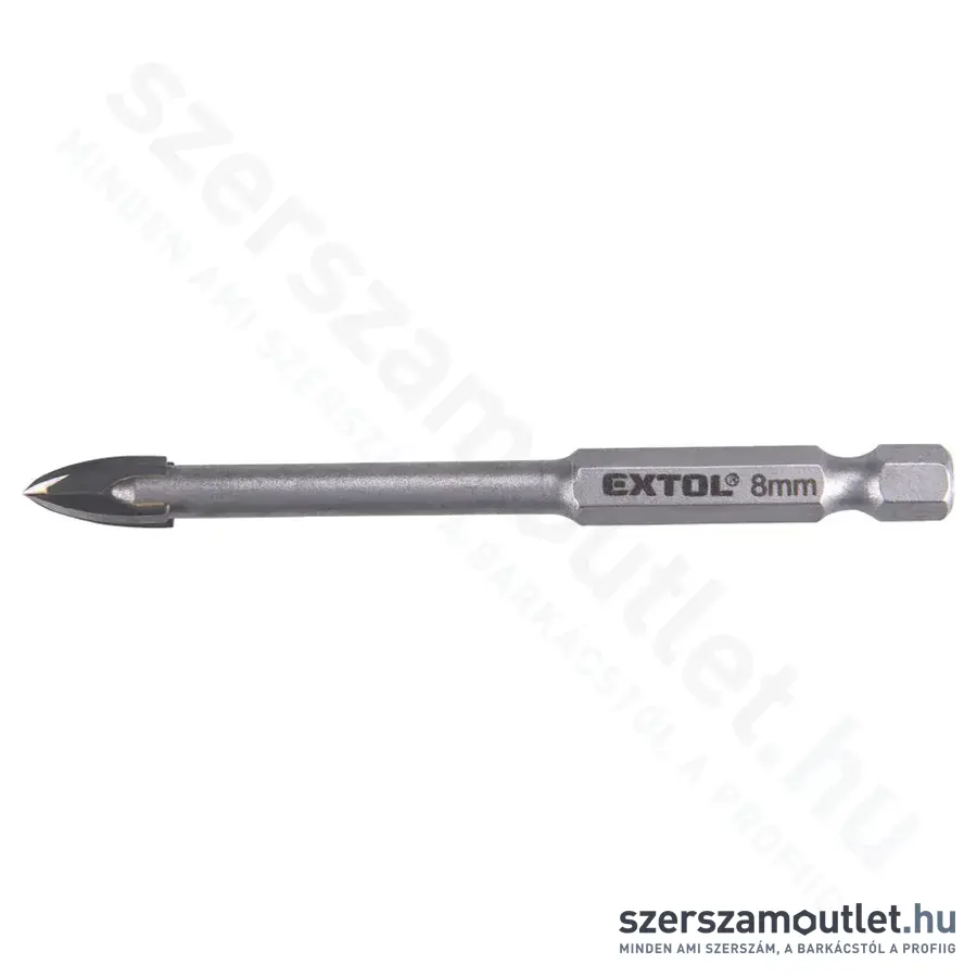 EXTOL Üveg és csempefúró 8x85mm