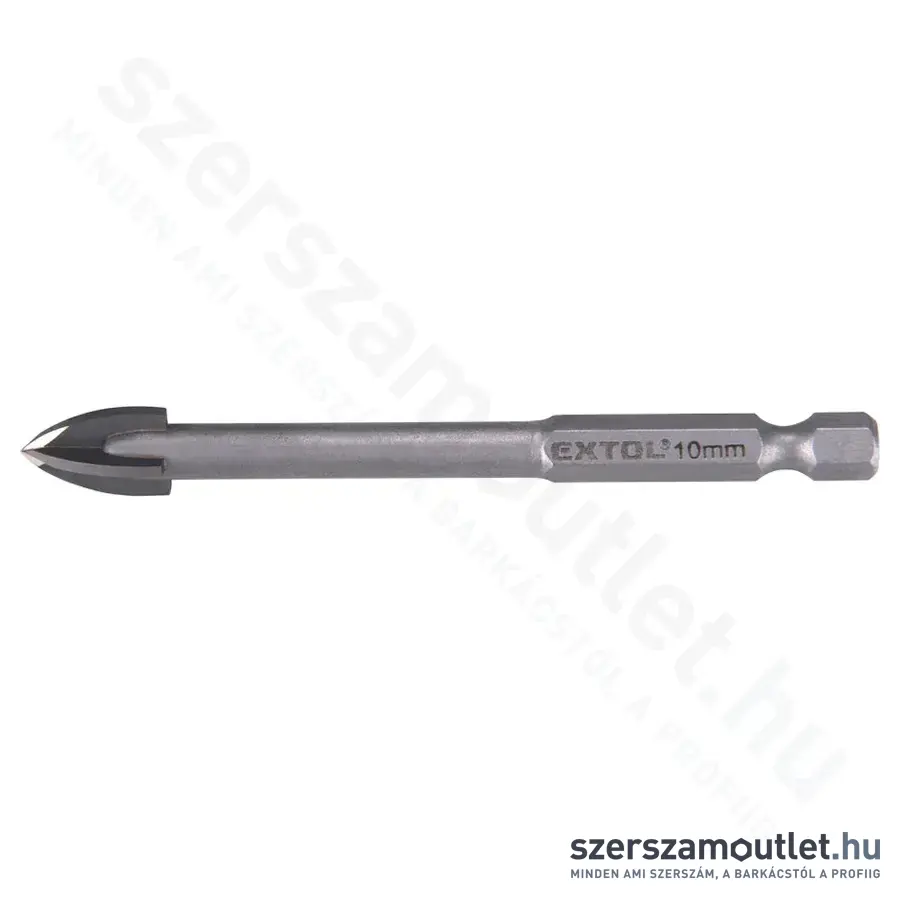 EXTOL Üveg és csempefúró 10x90mm