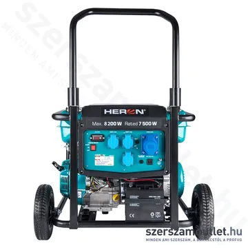 HERON Benzinmotoros áramfejlesztő 8,0kVA