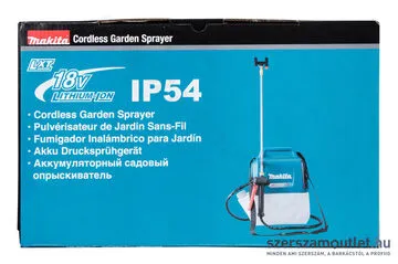 MAKITA DUS054Z Akkus 5L kerti permetező (18V) (Akku és töltő nélkül!)