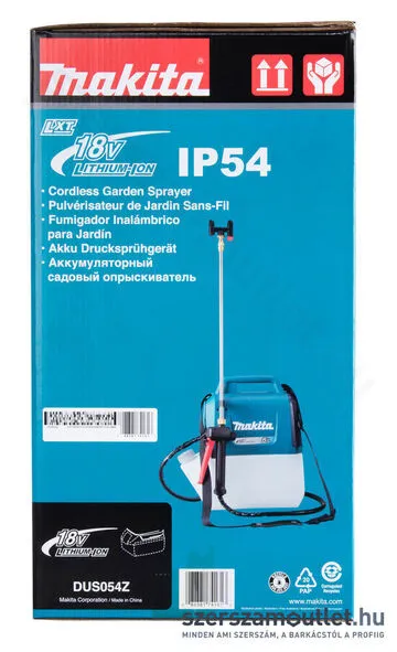 MAKITA DUS054Z Akkus 5L kerti permetező (18V) (Akku és töltő nélkül!)