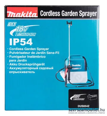 MAKITA DUS054Z Akkus 5L kerti permetező (18V) (Akku és töltő nélkül!)