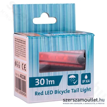 EXTOL Biciklis LED lámpa (hátsó) (30lm)