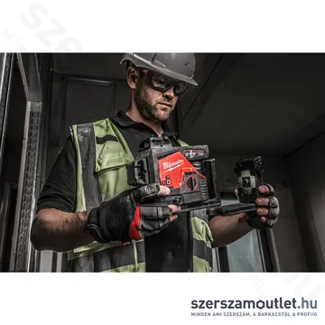 MILWAUKEE M12 3PLKIT-401P Akkus vonallézer ZÖLD (3 sík/360°), PACKOUT + tartozékok (1x4,0Ah/12V