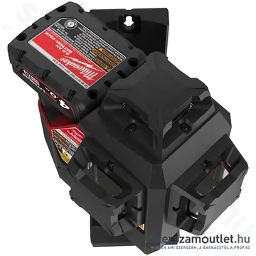 MILWAUKEE M12 3PLKIT-401P Akkus vonallézer ZÖLD (3 sík/360°), PACKOUT + tartozékok (1x4,0Ah/12V