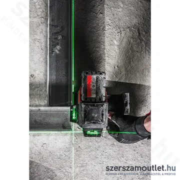 MILWAUKEE M12 3PLKIT-401P Akkus vonallézer ZÖLD (3 sík/360°), PACKOUT + tartozékok (1x4,0Ah/12V