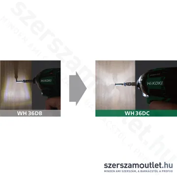 HIKOKI WH36DC-BASIC Akkus ütvecsavarozó (1/4