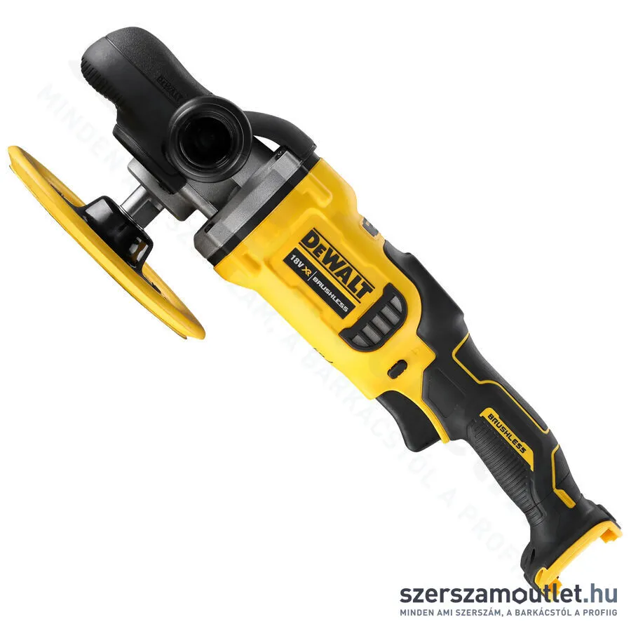 DEWALT DCM849N-XJ Akkus polírozó szénkefementes (18V/180mm) (Akku és töltő nélkül!)