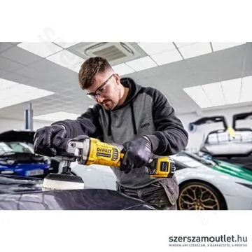 DEWALT DCM849N-XJ Akkus polírozó szénkefementes (18V/180mm) (Akku és töltő nélkül!)
