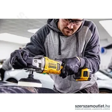 DEWALT DCM849N-XJ Akkus polírozó szénkefementes (18V/180mm) (Akku és töltő nélkül!)