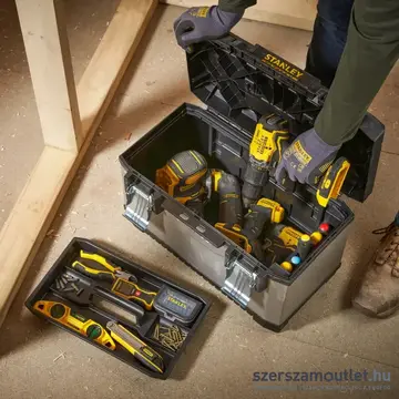 STANLEY FatMax Fém műanyag szerszámos láda