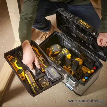 STANLEY FatMax Fém műanyag szerszámos láda