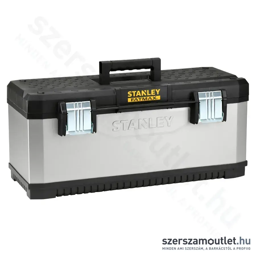 STANLEY FatMax Fém csatos műanyag szerszámos láda