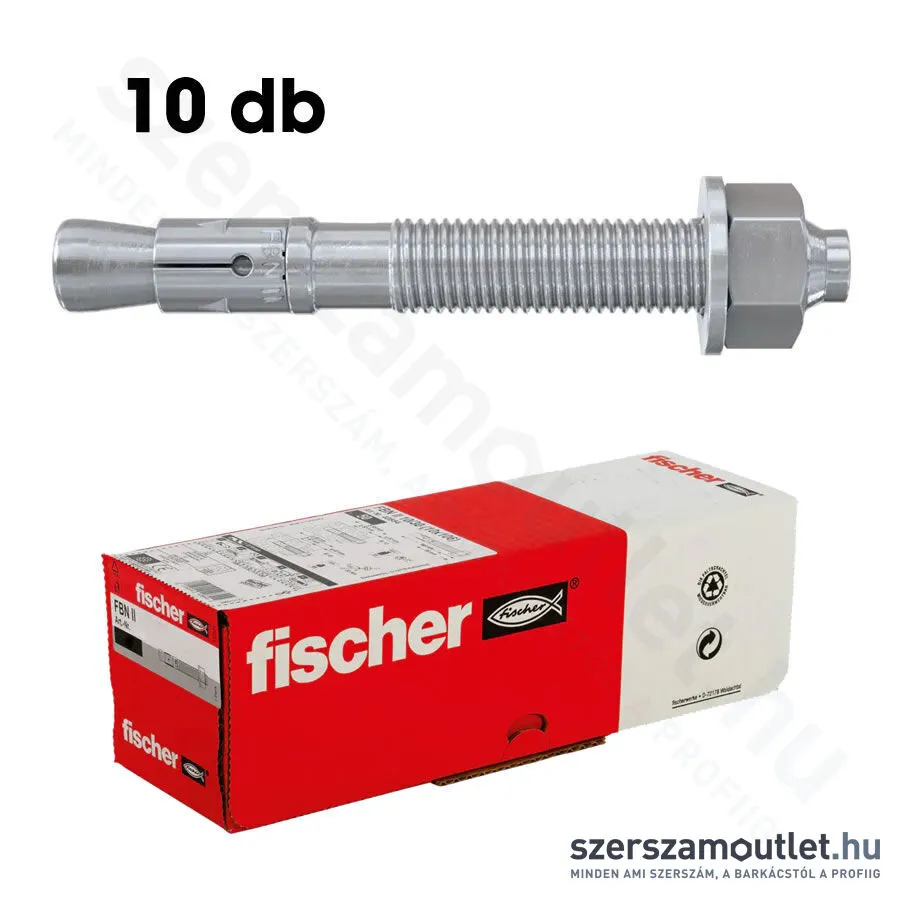 FISCHER FBN II 16/50 Alapcsavar | cinkkel galvanizált M16x105mm [10db/doboz] (45565)