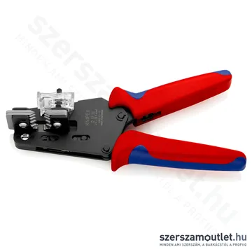 KNIPEX Huzalcsupaszító (blankoló) fogó nyitórugóval, univerzális 195mm (12 12 10)
