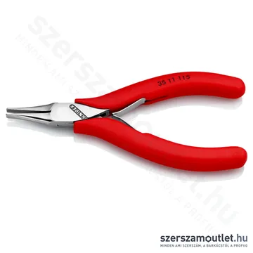 KNIPEX Elektronikai markoló fogó, polírozott fej 115mm (35 11 115)