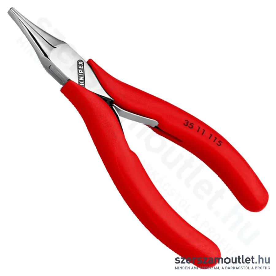 KNIPEX Elektronikai markoló fogó, polírozott fej 115mm (35 11 115)