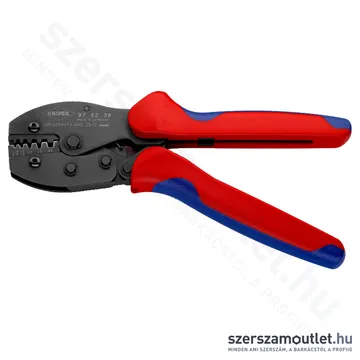 KNIPEX PreciForce Krimpelő fogó, barnított 220mm (97 52 38 SB)