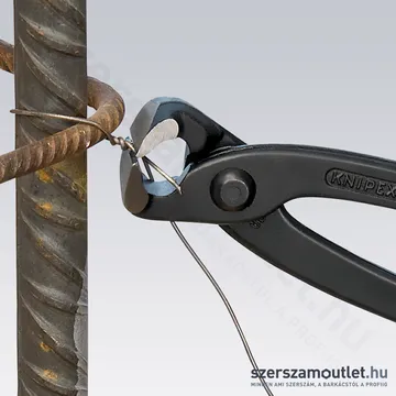 KNIPEX Betonszerelő fogó (rabitzfogó) feketére foszfátozott 220mm (99 00 220)