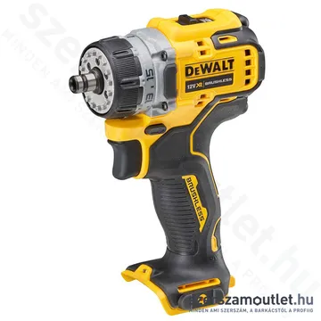 DEWALT DCD703NT-XJ XR Akkus fúró-csavarbehajtó, levehető tokmányú, koffer (12V) (Akku, töltő nélkül)