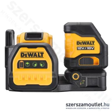 DEWALT DCE088D1G18-QW Akkus keresztlézer ZÖLD, kofferben (1x2,0Ah/18V)