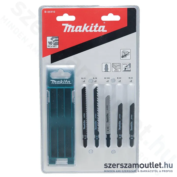 MAKITA Szúrófűrészlap készlet 10 részes (B-44410)