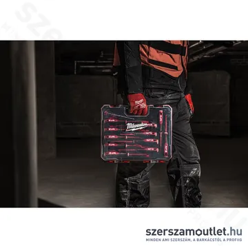 MILWAUKEE VDE Szigetelt csavarhúzó készlet 12 részes (SL/PH/PZ/T) (4932479095)