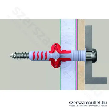 FISCHER DUOSEAL Tömítő dübel 8x48mm + lencsefejű csavar 6,0x70mm S PH TX30 A2 [25db/doboz] (557728)