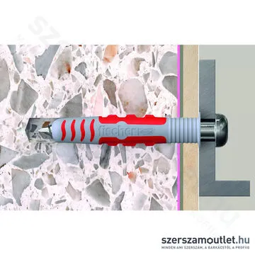 FISCHER DUOSEAL Tömítő dübel 8x48mm + lencsefejű csavar 6,0x70mm S PH TX30 A2 [25db/doboz] (557728)