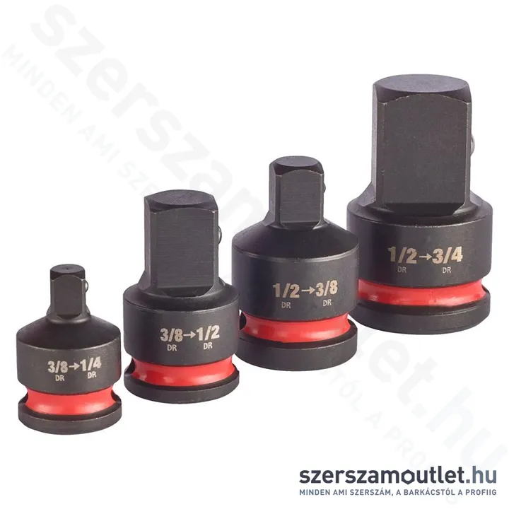 MILWAUKEE Dugókulcs adapter készlet 4 részes (4932480356)