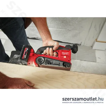 MILWAUKEE M18 FBTS75-552X Akkus szalagcsiszoló HD kofferben (2x5,5Ah/18V) (4933479615)
