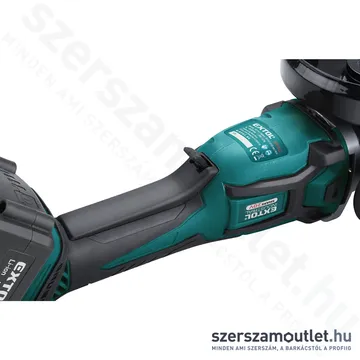 EXTOL Share20V Akkus sarokcsiszoló, szénkefementes 125mm (1x4,0Ah/20V)