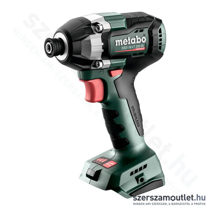 METABO SSD 18 LT 200 BL Akkus ütvecsavarozó 200Nm (Akku és töltő nélkül)