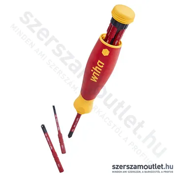 WIHA PocketMax Electric VDE csavarhúzó és bittartó készlet 4+1 részes (SB283109040/No.45296)