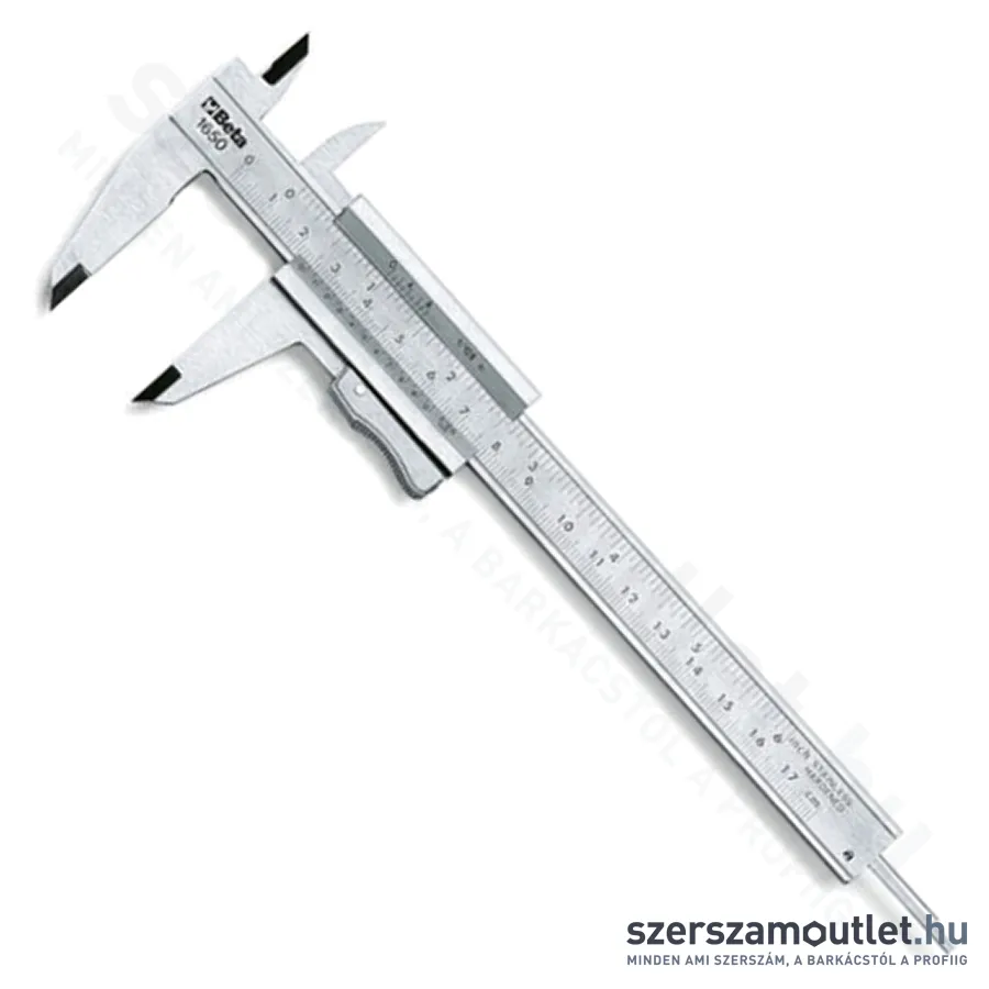 BETA 1650 Tolómérő acélból, tokban 200mm, pontosság 0.05 mm (016500002)
