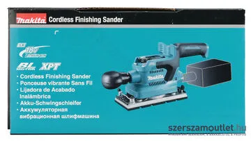 MAKITA DBO380Z Akkus rezgőcsiszoló (18V/93x228mm) (Akku és töltő nélkül!)