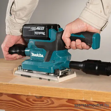 MAKITA DBO380Z Akkus rezgőcsiszoló (18V/93x228mm) (Akku és töltő nélkül!)